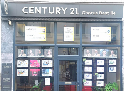 Agence immobili&egrave;re CENTURY 21 Chorus Bastille &agrave; PARIS 75011